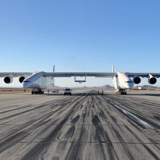 Stratolaunch lands its mammoth airplane early after a flight test that didn’t meet all of its objectives