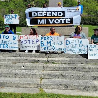 Protesters Target Michigan Businesses Over Voter Suppression