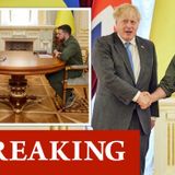 Boris stuns as he makes 2nd surprise trip to Kyiv to hold urgent talks with hero Zelensky