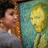 Climate activists glue hands to Van Gogh frame in London gallery