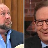 'Literally sweating bullets!' Chris Wallace mocks panicked Alex Jones reaction to courtroom bombshells