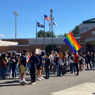 High schoolers across Virginia walk out in protest of Glenn Youngkin's anti-trans policies