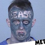 It shouldn't take long for police to find man with quite a distinctive tattoo