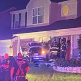 Teenage girl crashes into home while fleeing party bust in Denver area