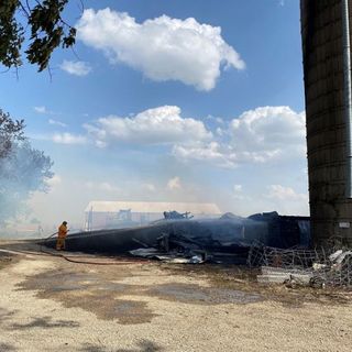 Barn and Another Building Near Eyota Destroyed by Fire