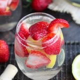 Strawberry Lemon White Wine Sangria | 3 Yummy Tummies