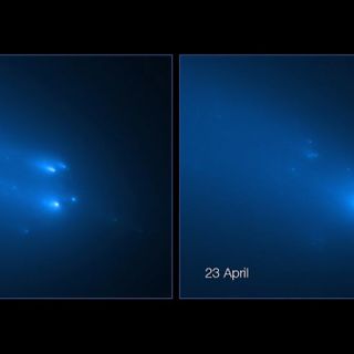 Hubble Captures Incredible Images of Highly Anticipated Comet Breaking Up