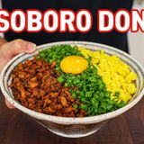 Soboro Don (Japanese Ground Chicken Bowl) - Aaron and Claire