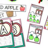 Hands-On September Math and Literacy Centers for Pre-K