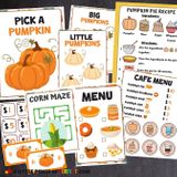 Pumpkin Patch Dramatic Play: FREE Printable FUN for Fall or Halloween - A Little Pinch of Perfect