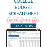 Paying for College Spreadsheet