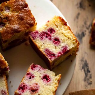 Easy Raspberry Cake Made From Scratch