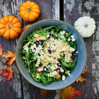 Apple, Cranberry, and Pumpkin Seed Fall Salad