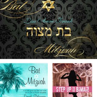 25+ Unique & Modern Bat Mitzvah Invitations for Your Girl's Big Day (2022) - Amen V'Amen