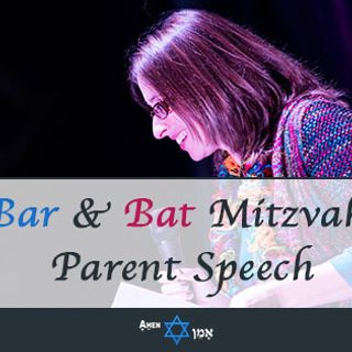 Bar/Bat Mitzvah Speech from Parents & Family: Step by Step + Examples - Amen V'Amen