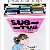 What to Include in a Sub Tub for Your Substitute Plans - Amy Lemons