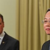 Coronavirus Australia: Greg Hunt blindsided by Chinese consul-general Zhou Long at press conference