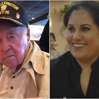 This old veteran had a heart of ice, but then he gave waitress a beautiful gift