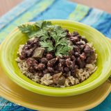 Slow Cooker Cuban-Style Black Beans with Rice - Andrea Meyers