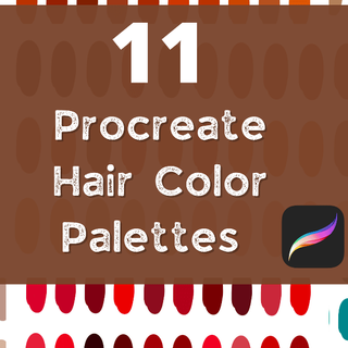 Procreate Hair Color Palette: A Guide to Choosing and Using Colors for Digital Art - Artsydee - Drawing, Painting, Craft & Creativity