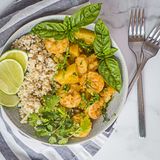 Pineapple Curry with Shrimp {GF, DF}