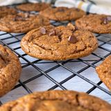 Paleo Pumpkin Chocolate Chip Cookies (Vegan) - Bake It Paleo