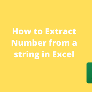 Complete guide on How to Extract Number from a string in Excel | Basic Excel Tutorial