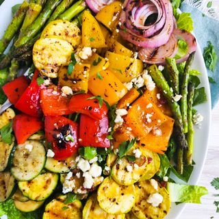 Grilled Vegetable Summer Salad - Beautiful Eats & Things