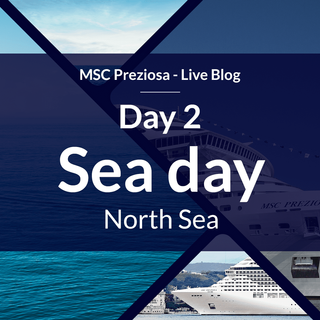 MSC Preziosa Live (2022) - Day 2 Sea Day