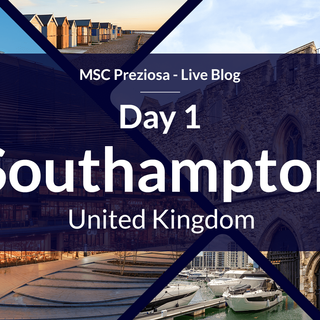 MSC Preziosa Live (2022) - Day 1 Southampton