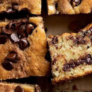 Chocolate Chip Sour Cream Coffee Cake