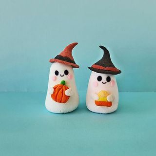 Clay Ghost Craft for Halloween