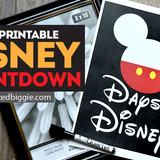 Magically Easy DIY Disney Countdown - Bite Sized Biggie