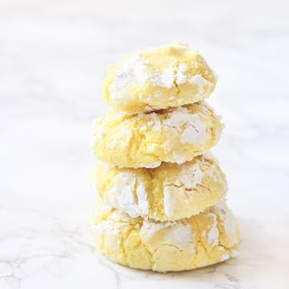 Lemon Crinkle Cookies {Gluten Free}