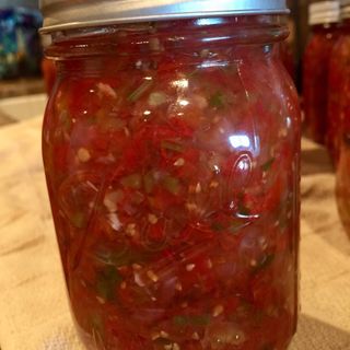 Easy No Peel Salsa For Canning