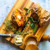 Air Fryer Baked Sweet Potato | Blue Jean Chef - Meredith Laurence