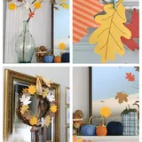 How to Use Paper Leaves in Fall Decor