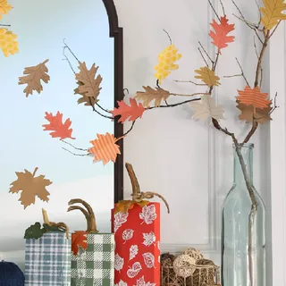 How to Style a Fall Mantel with DIY Projects