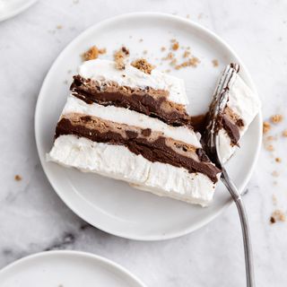 Nutella Chocolate Chip Cookie Ice Box Cake