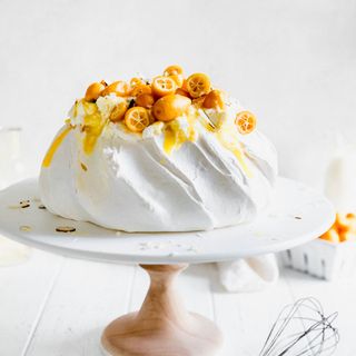 White Chocolate and Lemon Curd Pavlova