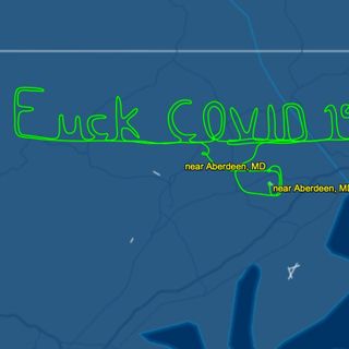 Meet the 19-Year-Old College Student Who Flew an Airplane Over Maryland in a Flight Path That Spelled "F--- Covid 19" | Washingtonian (DC)