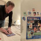 Daughter surprises dad by finishing Panini album started in 1979