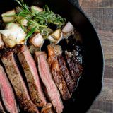 The Best Ribeye Cast Iron Skillet Steak (with video)