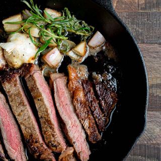 The Best Ribeye Cast Iron Skillet Steak (with video)