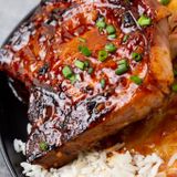 Asian Style Hoisin Glazed Pork Chops (with video!)