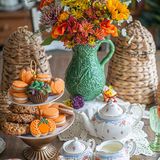 How to Style an Early Fall Tea Table