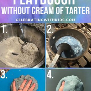 How to make homemade playdough without cream of tartar