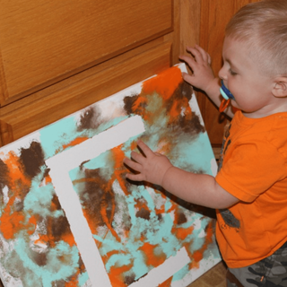 Painting Activity for Toddlers - Personalized Letter Wall Art