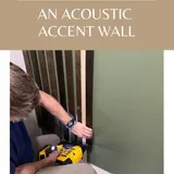 How to build an acoustic accent wall - CityGirl Meets FarmBoy