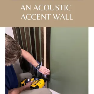 How to build an acoustic accent wall - CityGirl Meets FarmBoy